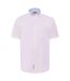 Chemise Manches Courtes James Homme Rose Duke-2