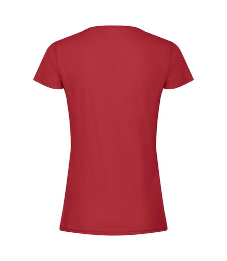 Fruit of the Loom Womens/Ladies T-Shirt (Red) - UTBC5439