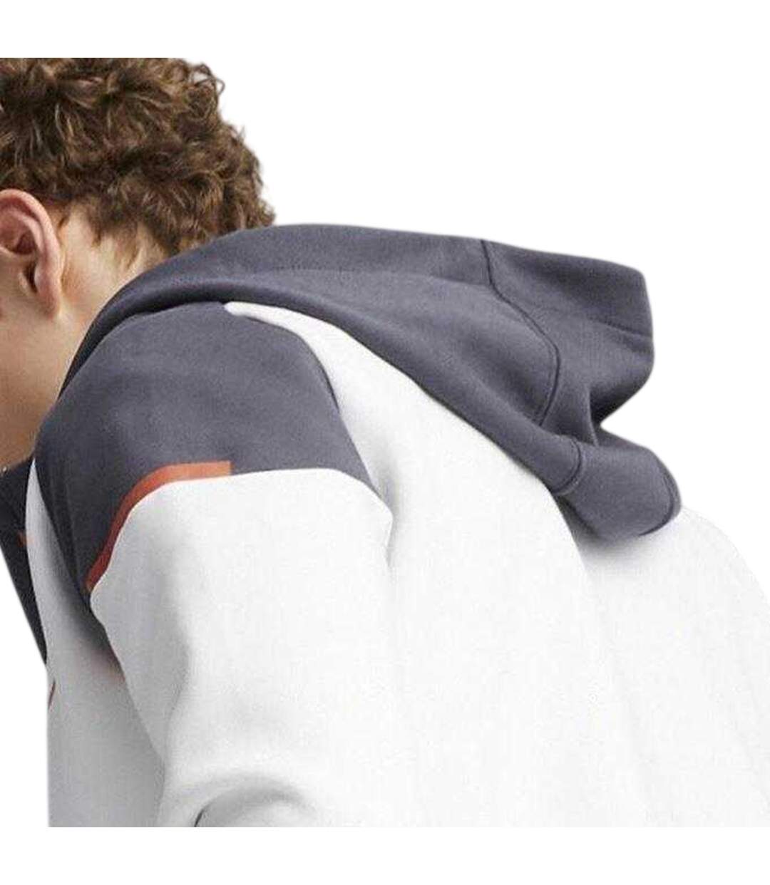 Mens Casuals Manchester City Fc Relaxed Fit Hoodie  White Puma-4