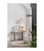 Tapis Rond à Franges Bohemia 150cm Beige Clair-3