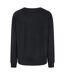 Womens/ladies Strath Melange Supersoft Sweatshirt Black Mountain Warehouse-3