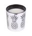 Bougie Parfumée Déco en Verre Élégant 10cm Argent-1
