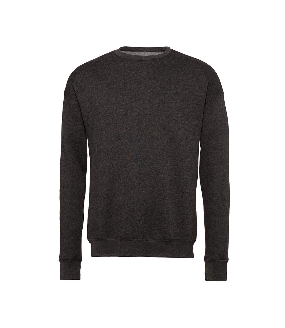 Sweatshirt Unisexe Gris Foncé Chiné Bella + Canvas-2