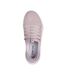 Womens/ladies Sport Ballet Chic Relaxed Fit Trainers Light Mauve Skechers-4
