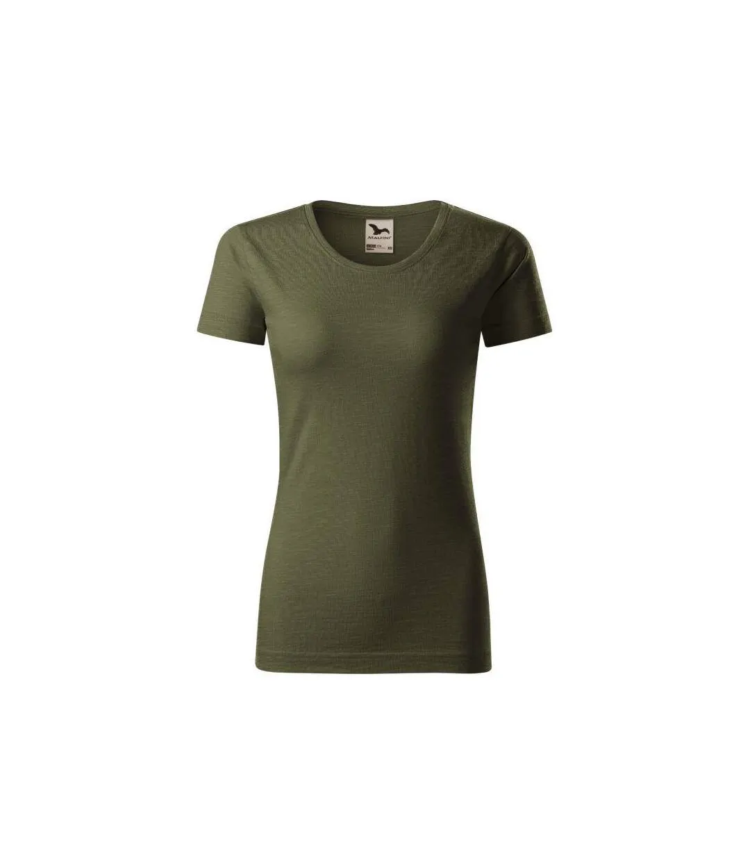 Womens/ladies Native T-shirt Dark Green Malfini-1