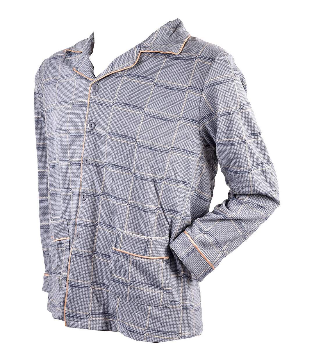 Pyjama OUVERT BOUTONNE ECO 2842 GRIS