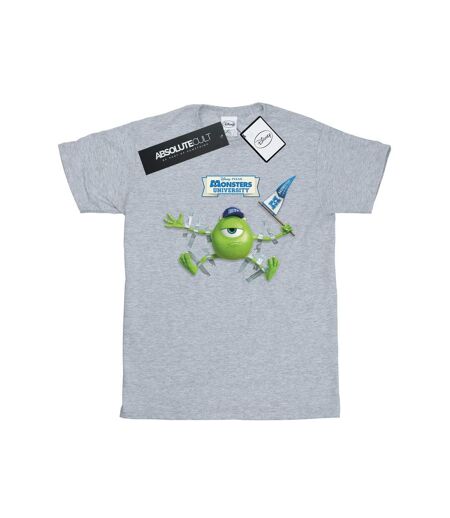 Disney - T-shirt MONSTERS UNIVERSITY TAPED MIKE - Femme (Gris chiné) - UTBI17114