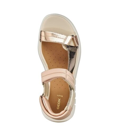 Sandales Flextride S Femme Jaune Beige Foncé Geox