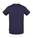 Mens Crest Cotton T-shirt Navy Aquascutum-2