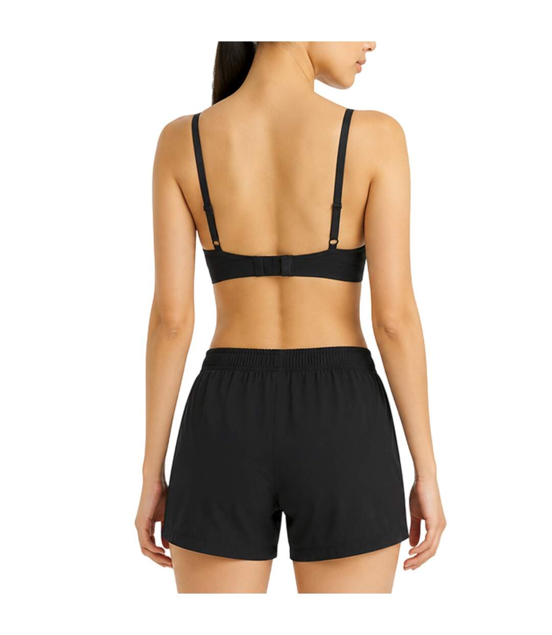 Brassière Motif/style 3 Rayures Essentials Femme Noir Adidas-3