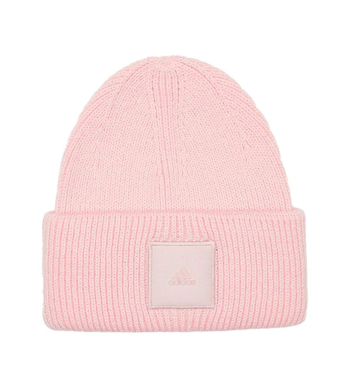 Bonnet rose femme adidas cuff beanie-1