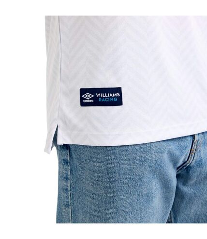 Umbro Mens Williams Racing Polo Jersey (White)