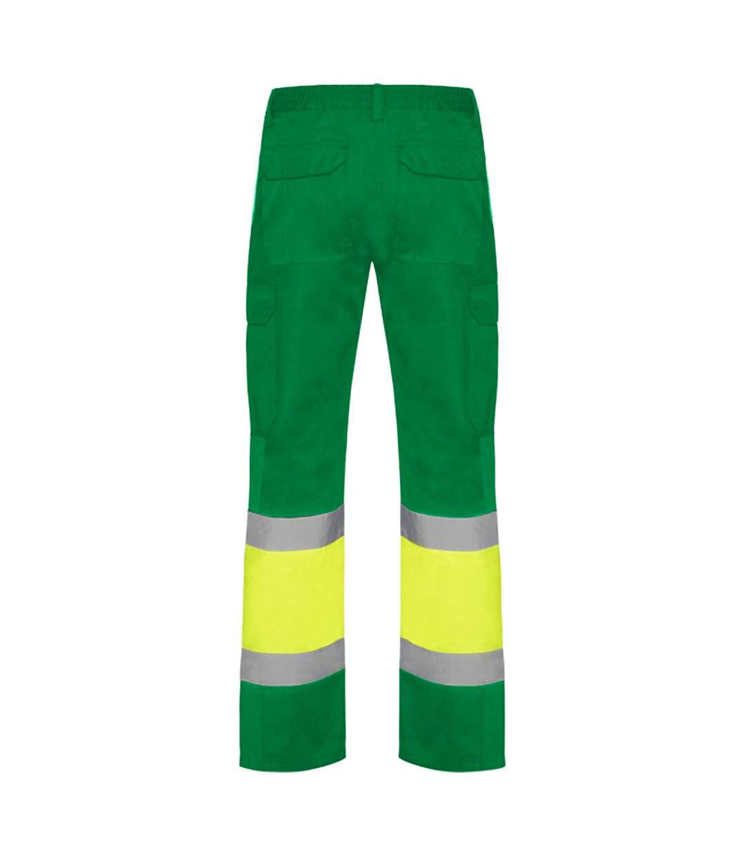 Pantalon Naos Homme Vert Jaune Fluo Roly Workwear-2