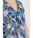Robe satinée, motif fleurs d'Orient-3