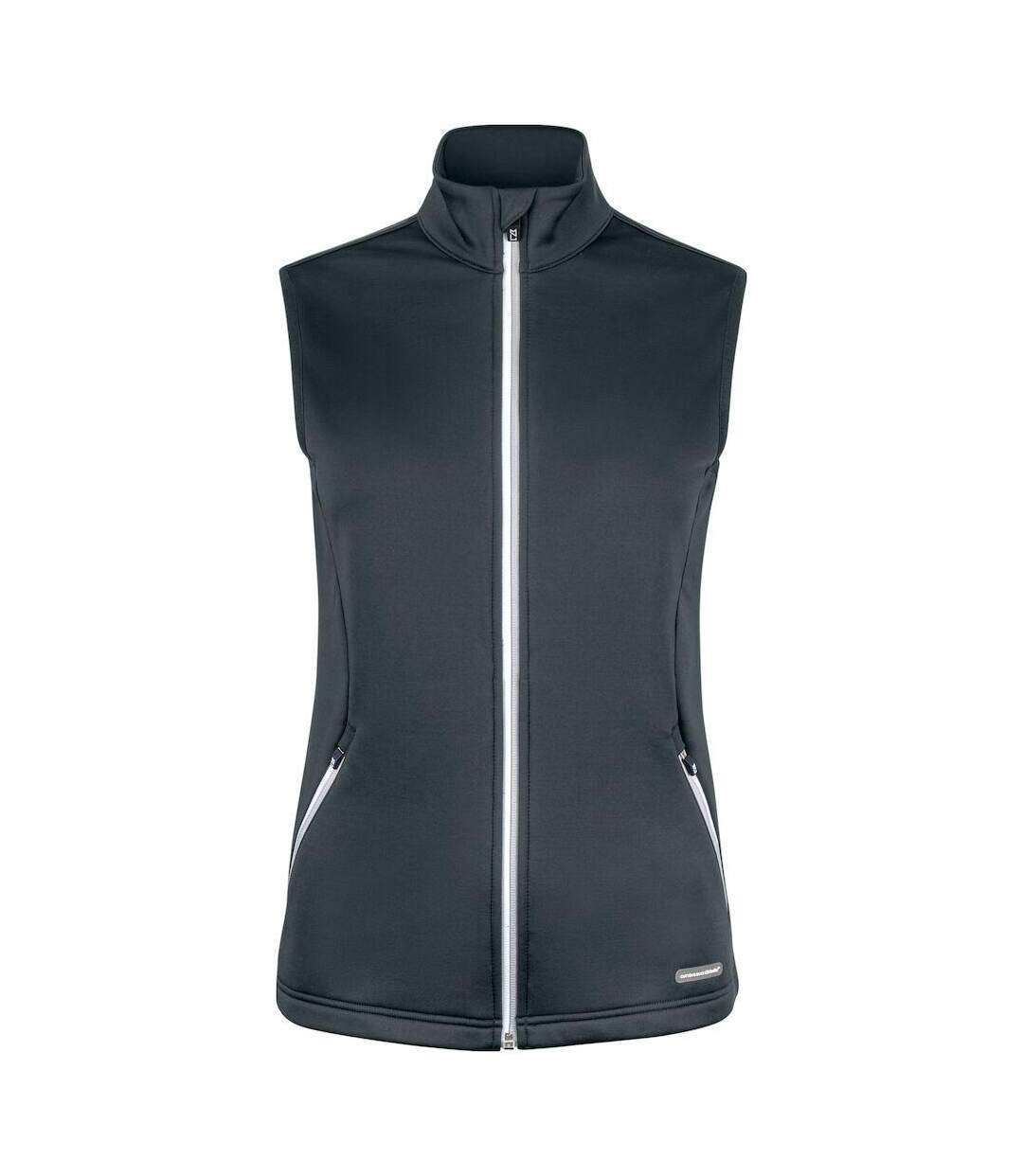 Womens/ladies Snoqualmie Fleece Gilet Charcoal Cutter & Buck-1