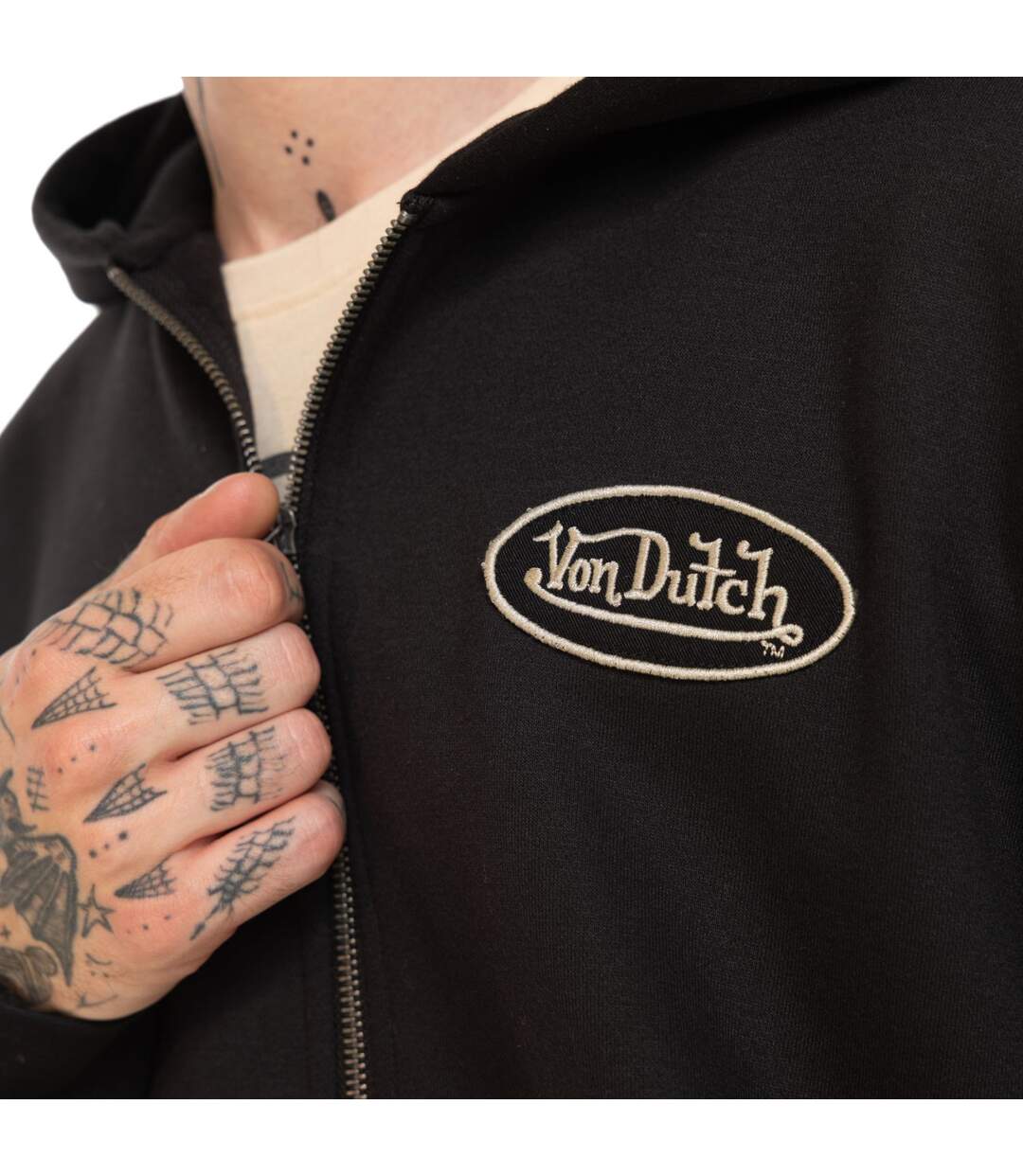 Sweat à capuche en molleton avec broderie Izan Vondutch-2