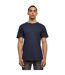 T-shirt Basique À Col Rond Pour Hommes Marine Build Your Brand-1