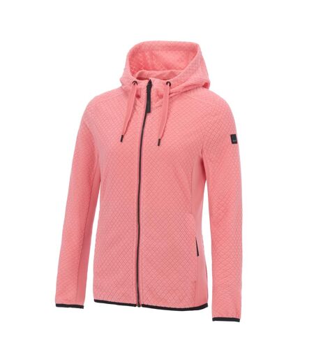 Womens/ladies Ellula Full Zip Fleece Jacket Peach Pink Regatta