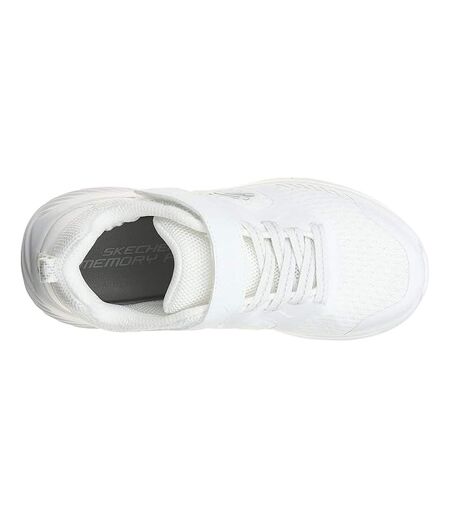 Childrens/kids Bounder Mesh Trainers White Skechers
