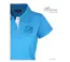 Polo MAYFLOWER LEONOR1 bleu en maille piquée : le style sport-chic-4