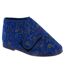 GBS Bella Ladies Wide Fit Slipper / Womens Slippers (BLUE) - UTFS118