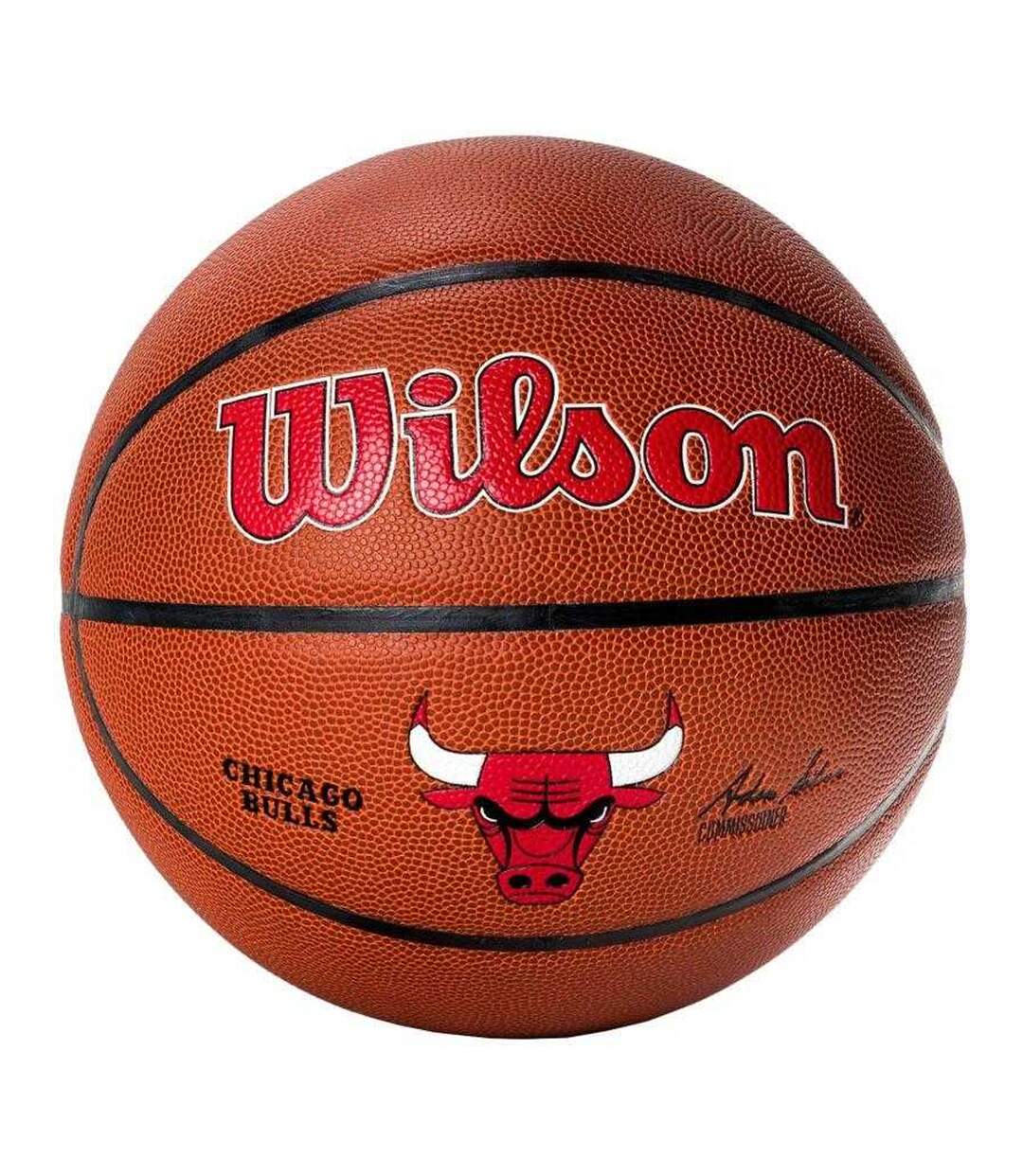 Ballon De Basket Motif/style Chicago Bulls Team Alliance Taille 7 Marron Wilson-1