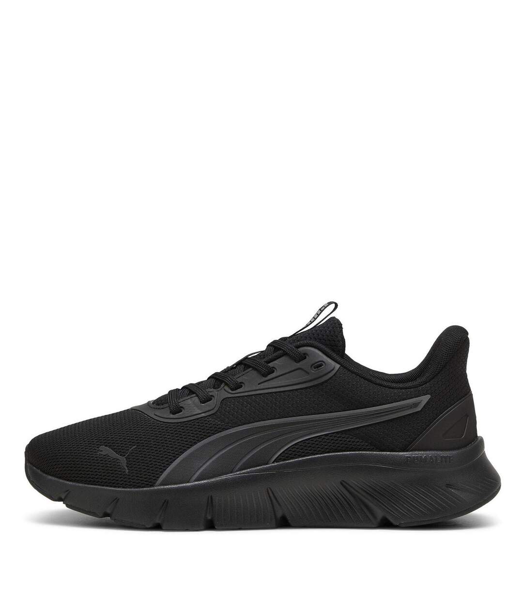 Womens/ladies Cushioned Trainers Triple Black Puma-2