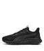 Womens/ladies Cushioned Trainers Triple Black Puma-2