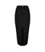 Jupe Droite Femme Noir Pieces-1