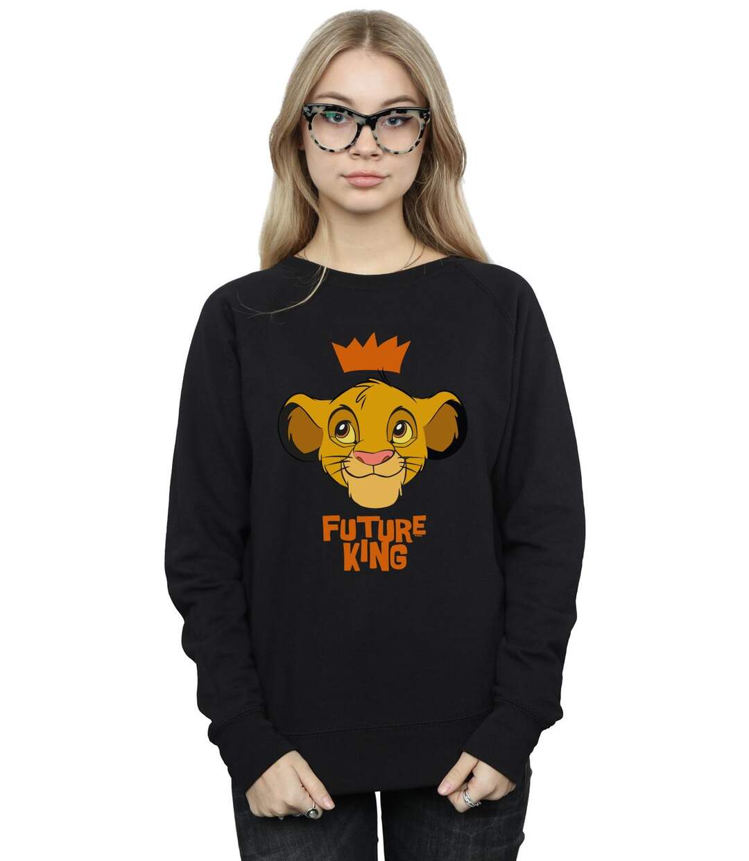 Disney Sweat-shirt Womens/Ladies The Lion King Simba Future King (Noir) - UTBI22300-2