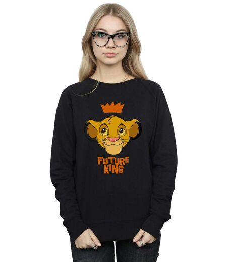 Disney Sweat-shirt Womens/Ladies The Lion King Simba Future King (Noir) - UTBI22300