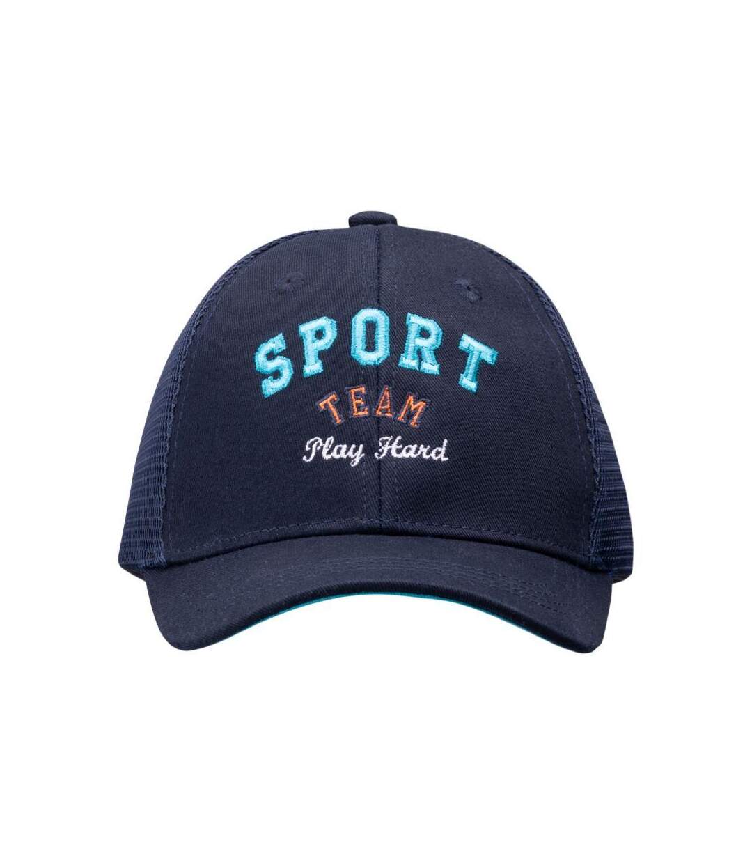 Childrens/kids Kempsey Baseball Cap Navy Blue Bejo-2