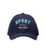 Childrens/kids Kempsey Baseball Cap Navy Blue Bejo-2