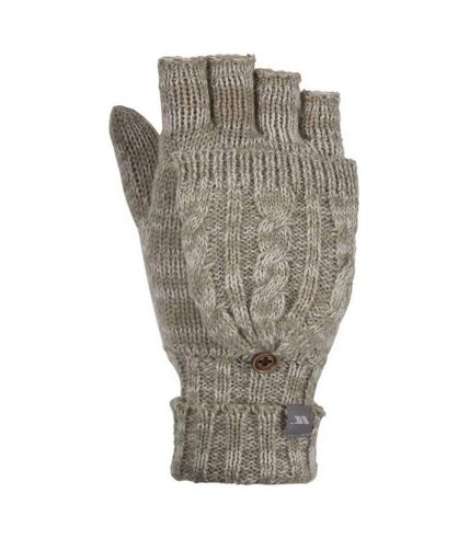 Trespass Womens/Ladies Mittzu Fingerless Knitted Ski Gloves (Damson Tone)