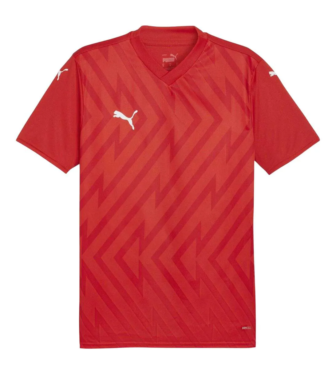 Mens Teamglory Jersey T-shirt Red White Puma-1