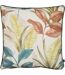 Sumba leaf cushion cover 50cm x 50cm coral Prestigious Textiles-1