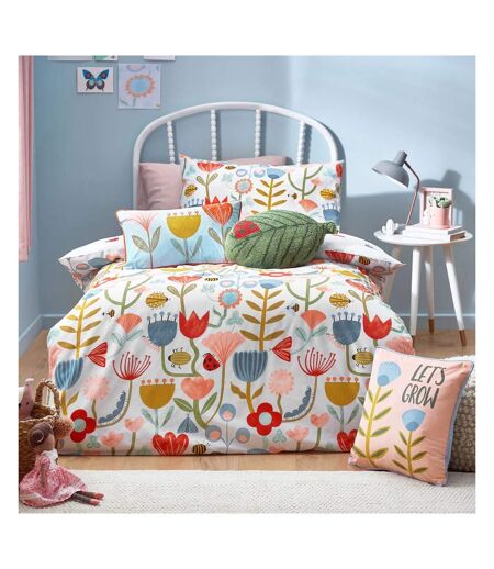 Little nature floral duvet cover set multicoloured Little Furn