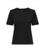 T-Shirt noir femme only happy-1