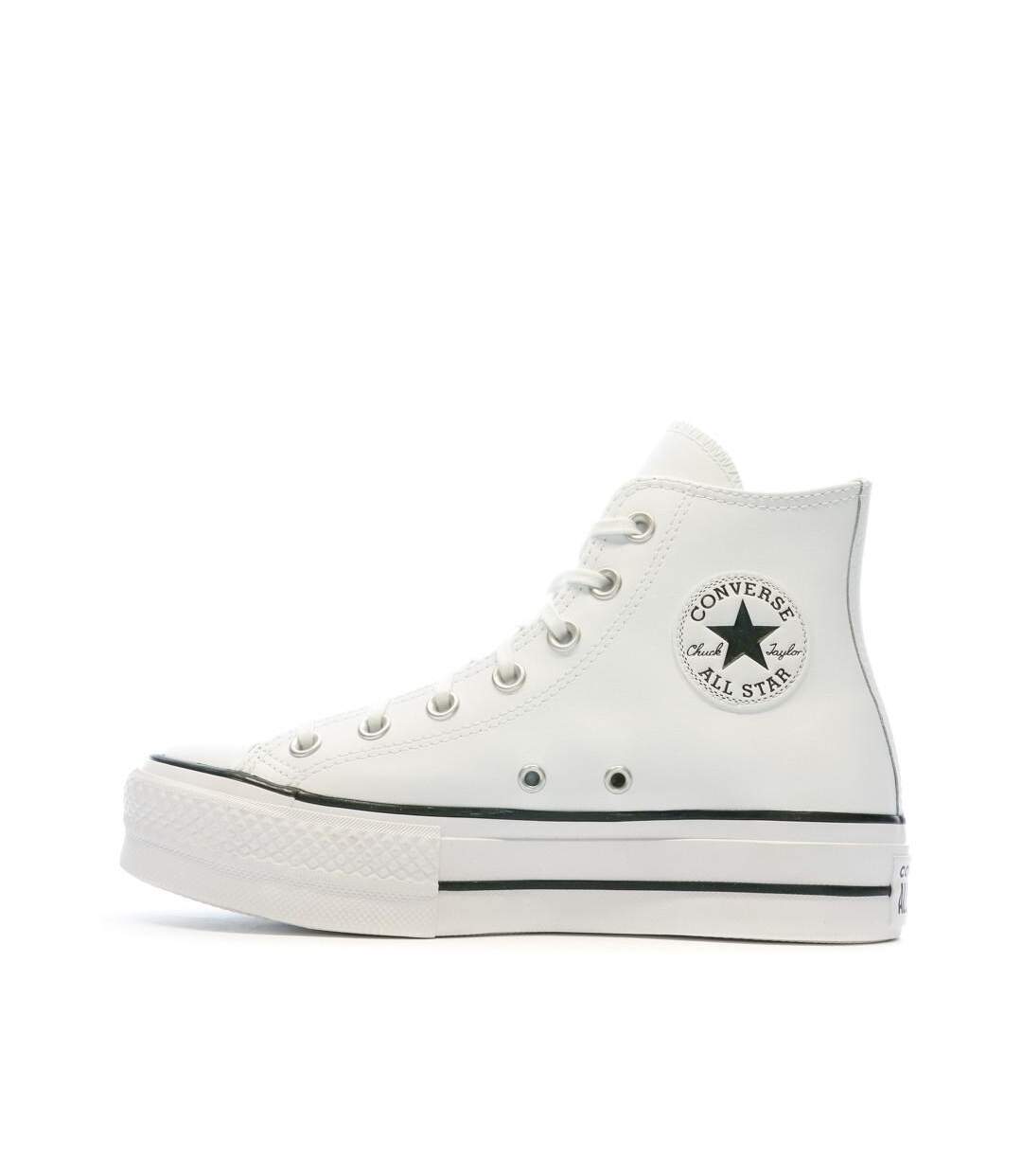 Baskets blanches homme converse ctas lift hi-1