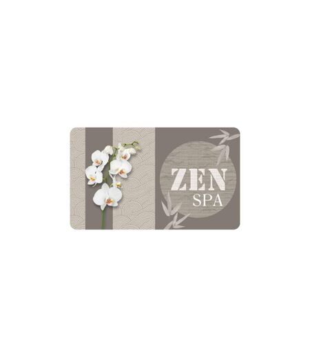 Tapis Déco Imprimé Spazen 45x75cm Taupe