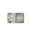 Tapis Déco Imprimé Spazen 45x75cm Taupe-1