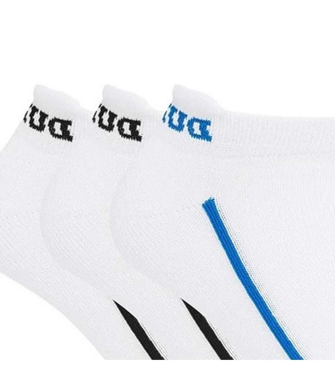 Pack of 3  Mens osterley trainer socks  white Dunlop-3