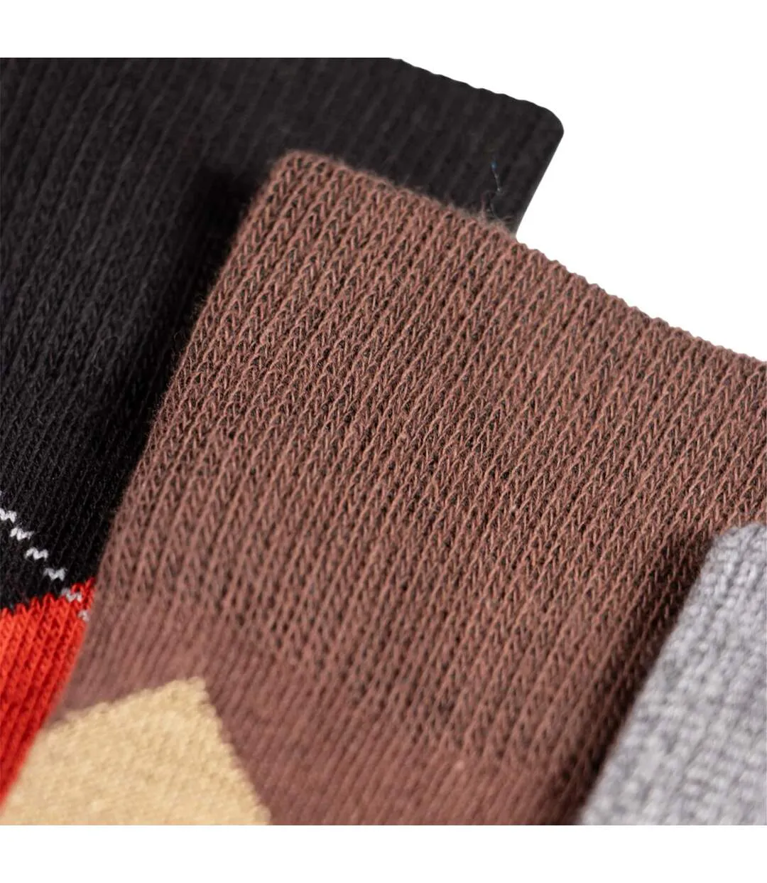 Pack Of 4  Mens Argyle Socks  Black Multicoloured Soxy-3