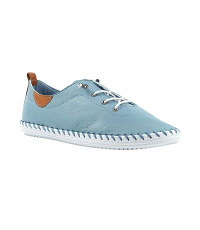 Tennis st ives femme bleu clair Lunar