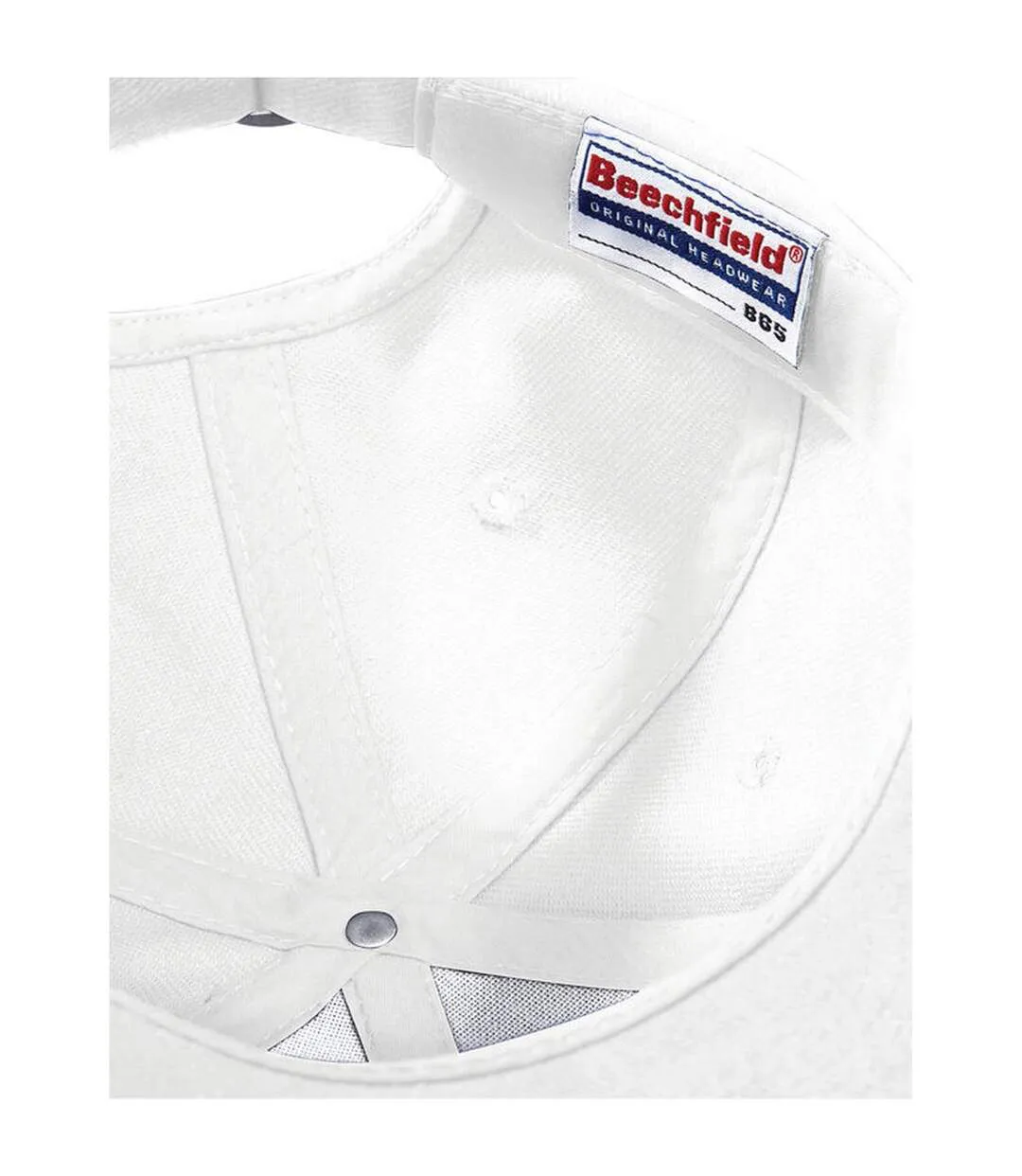 Casquette De Baseball Pro-style Adulte Blanc Beechfield-2