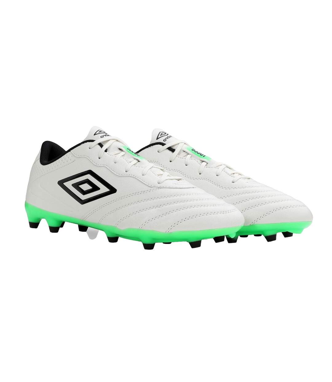 Mens tocco iii club leather football boots white/black/andean toucan Umbro-3