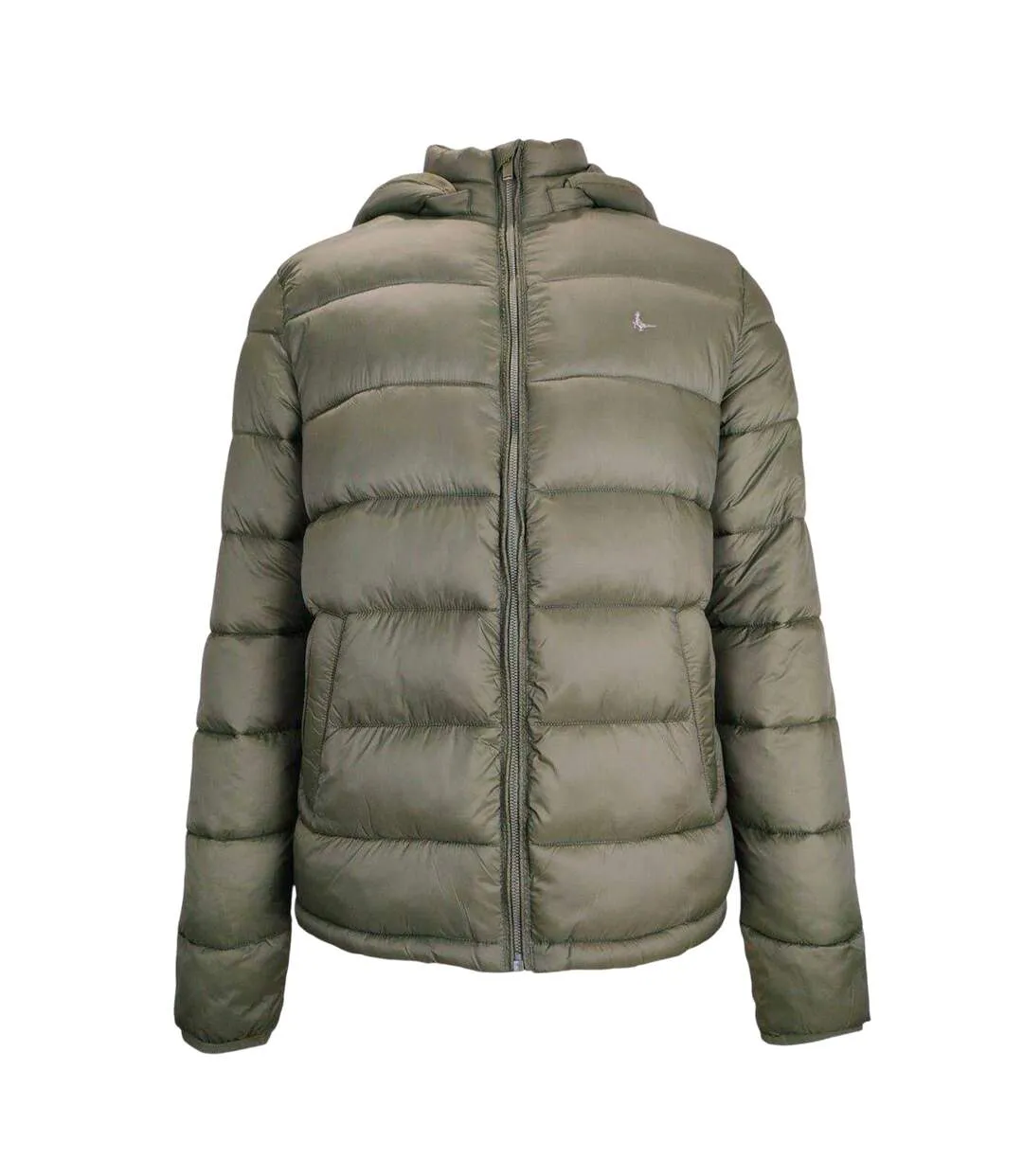 Veste À Capuche Motif/style Logo Brodé Kershaw Homme Kaki Jack Wills-1