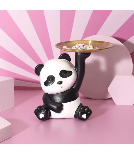 Vide-Poche Statue Panda Kawaii 20cm Noir & Blanc