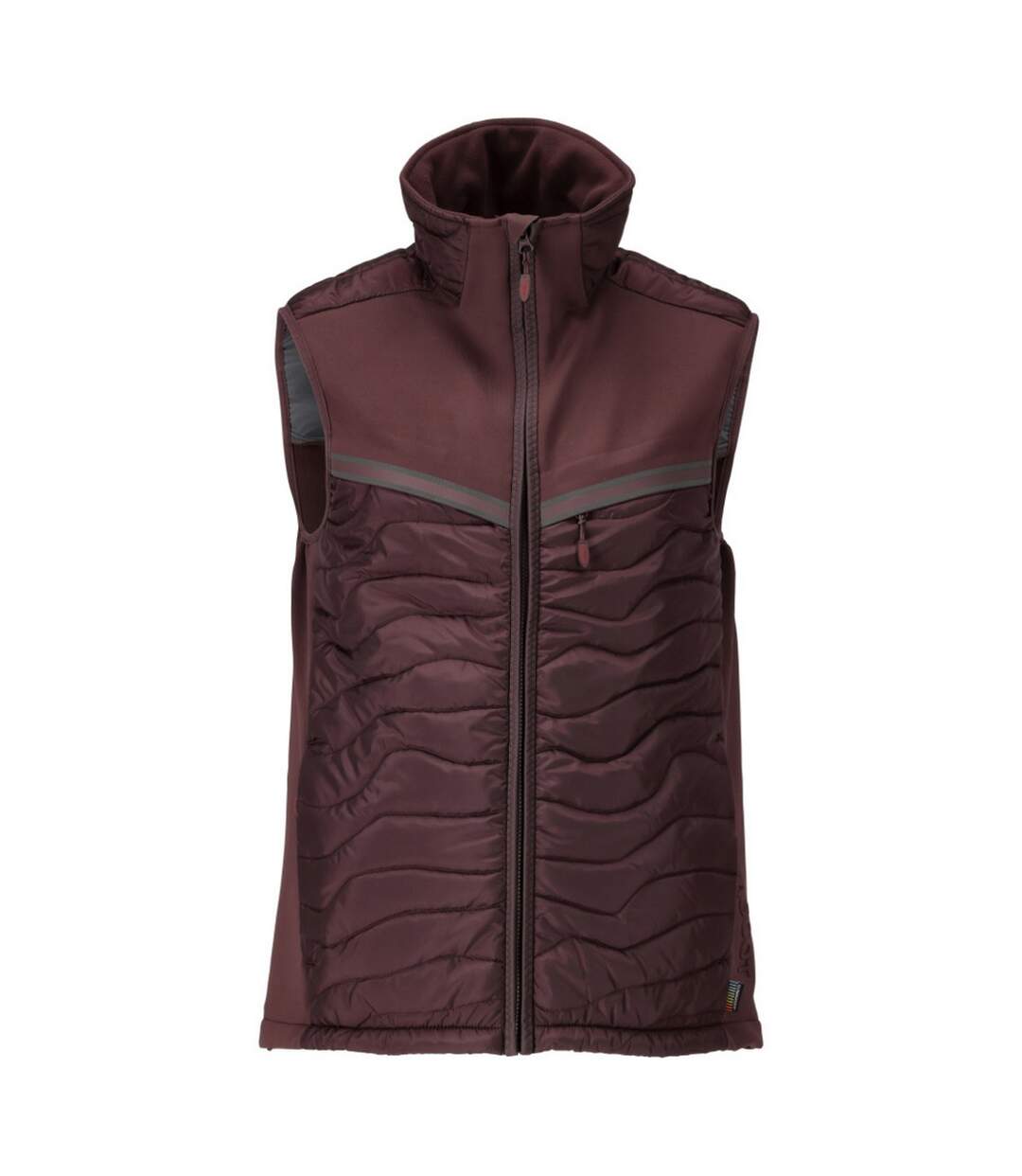 Mens Customised Cli Thermal Gilet Bordeaux Mascot-1