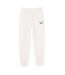 Womens/ladies Straight Leg Jogging Bottoms Cream Lacoste-1